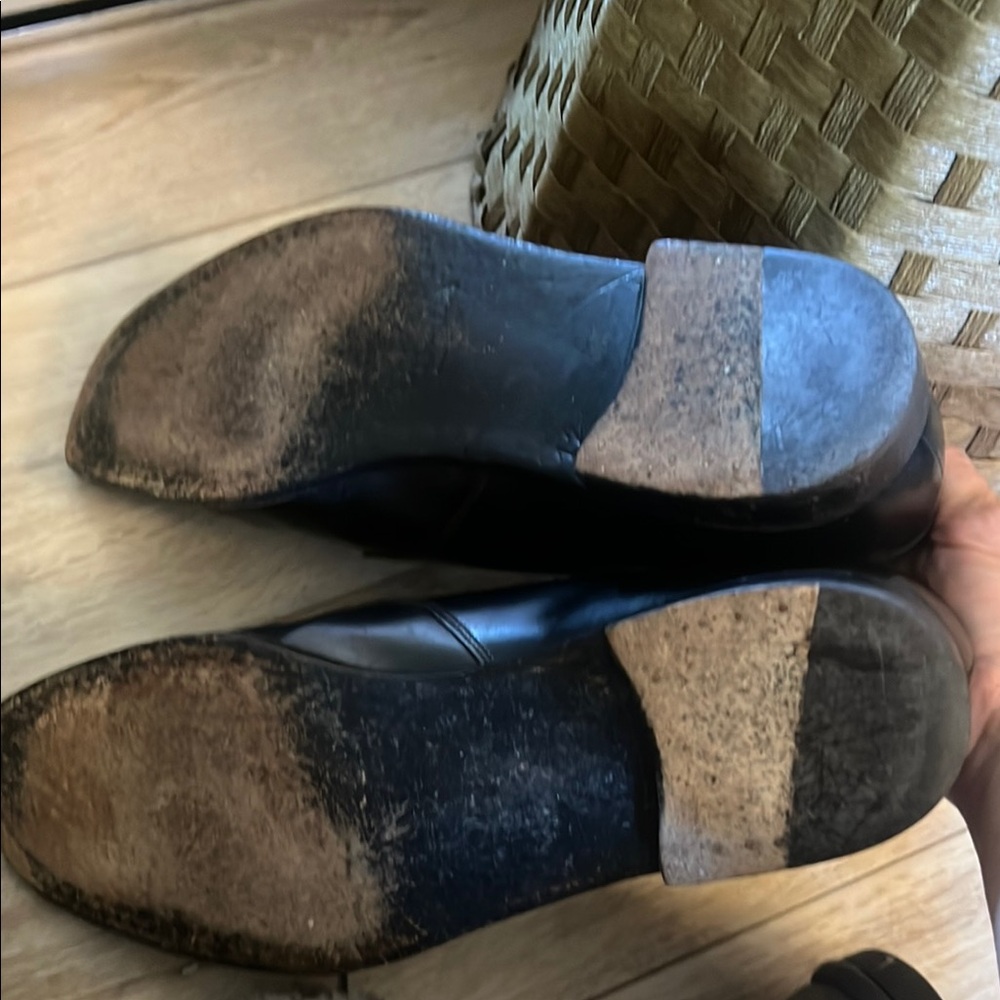 Prada, size 12, Classic Black Men's Dress Shoes - Picture 7 of 11